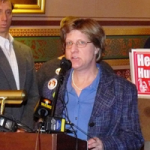 VSEA Legislative Committee Chair Dr. Leslie Matthews Speaks at Press Conference